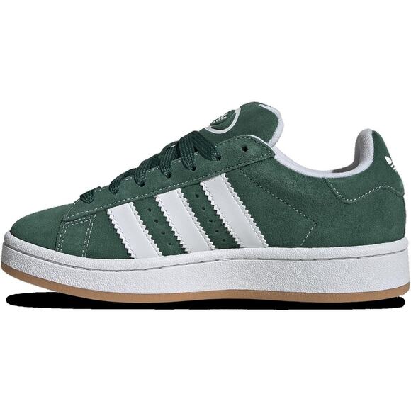 NWT Adidas unisex Campus '00s Athletic Shoe-Big Kid-Dark Green/White-SZ  4.5 - Picture 1 of 5